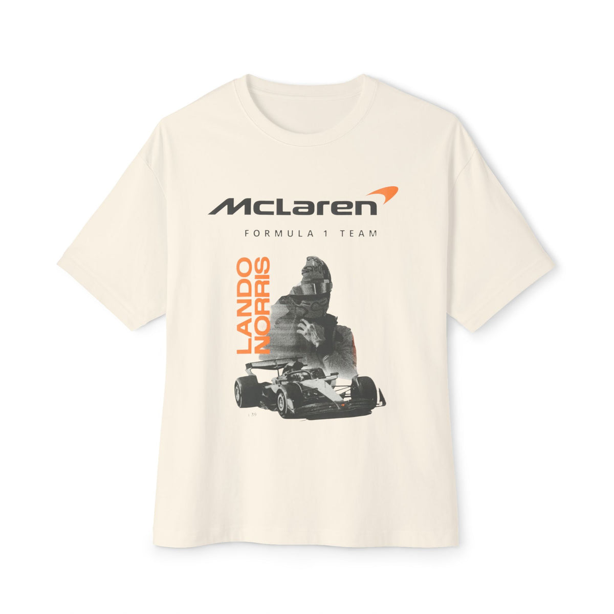 Lando Norris Oversized T-Shirt | McLaren Formula 1 Inspired Graphic Tee | F1 Fan Shirt | Motorsport Streetwear