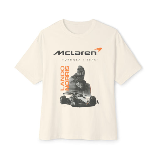 Lando Norris Oversized T-Shirt | McLaren Formula 1 Inspired Graphic Tee | F1 Fan Shirt | Motorsport Streetwear