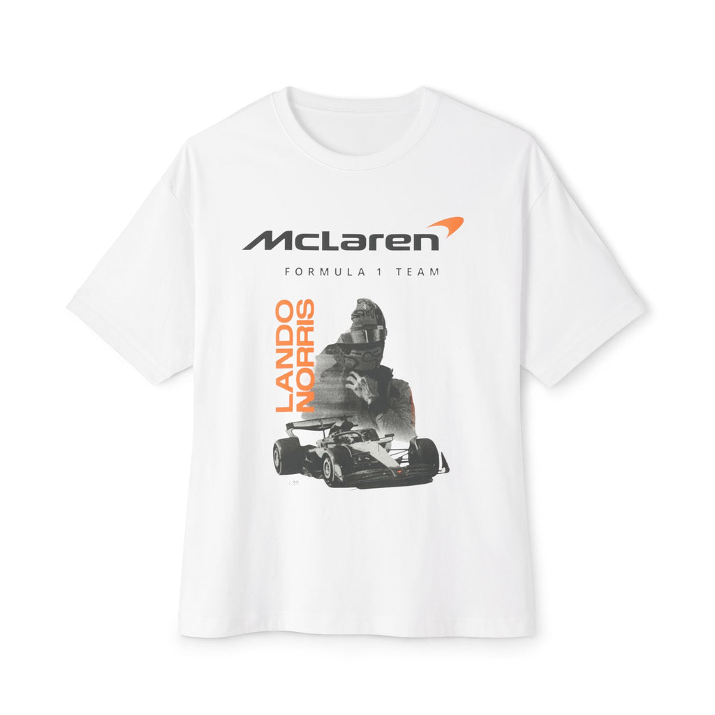 Lando Norris Oversized T-Shirt | McLaren Formula 1 Inspired Graphic Tee | F1 Fan Shirt | Motorsport Streetwear