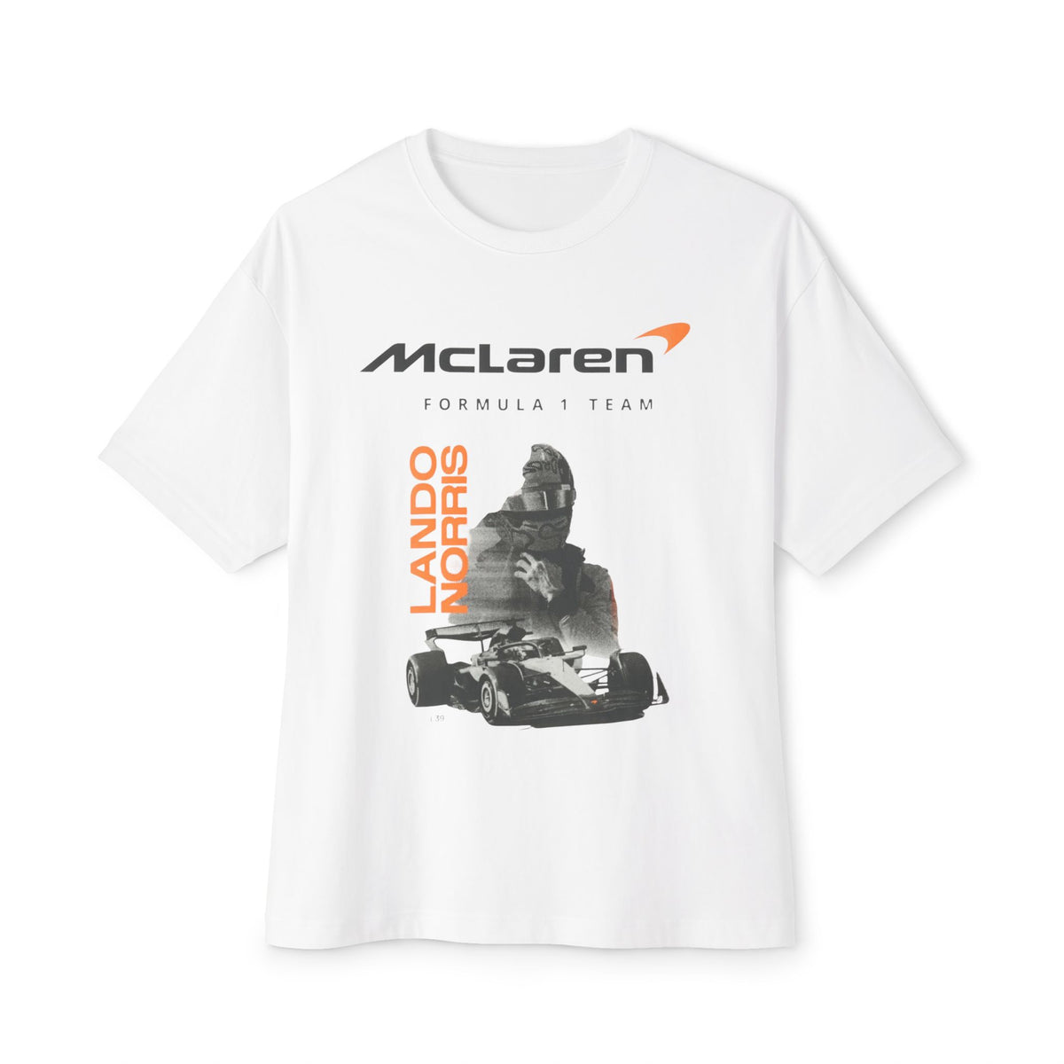 Lando Norris Oversized T-Shirt | McLaren Formula 1 Inspired Graphic Tee | F1 Fan Shirt | Motorsport Streetwear