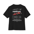 Ferrari Formula 1 Racing Tee | Car Blueprint Graphic Shirt